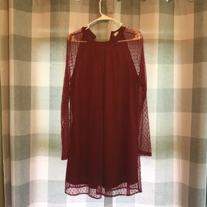 Maroon dress